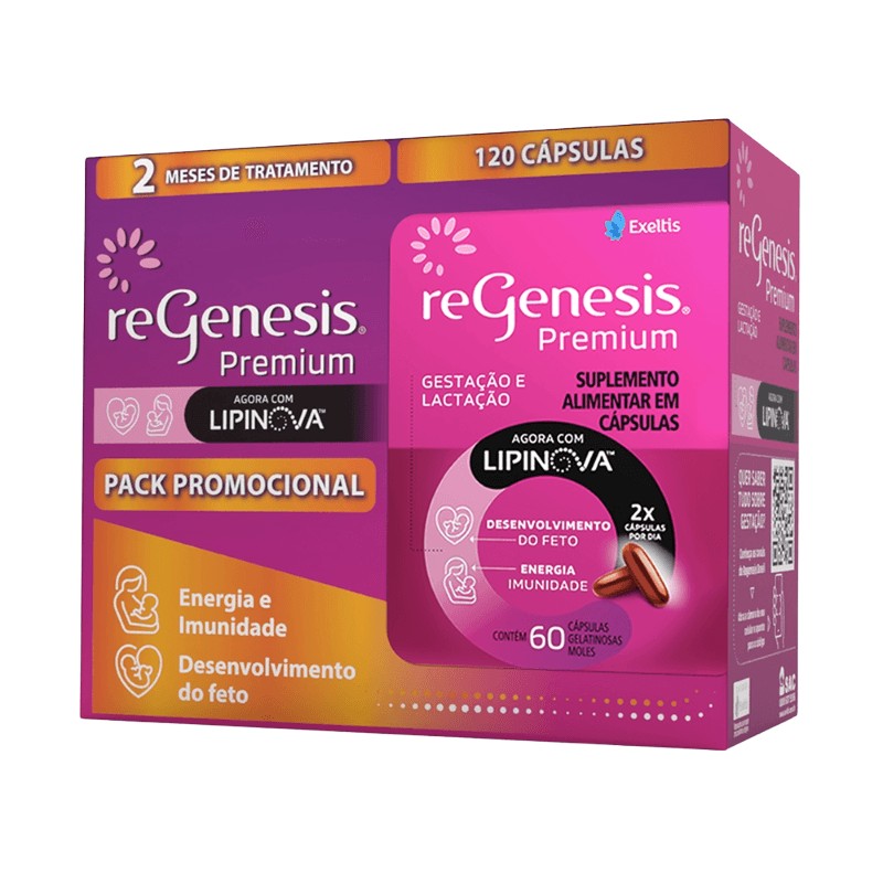 Regenesis Premium Lipinova 2 Unidades c/60 Capsulas