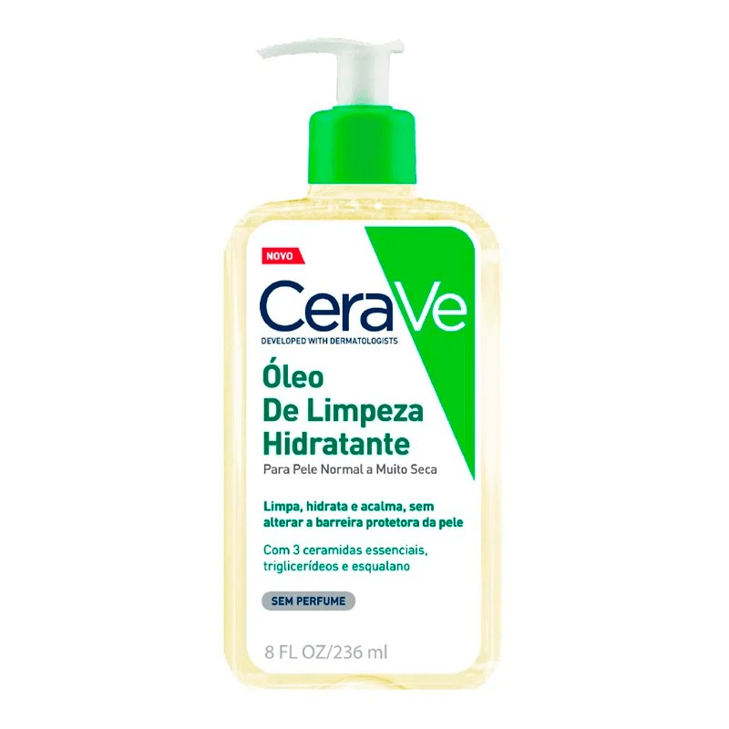 Oleo De Limpeza Hidratante Cerave Sem Perfume 236ml