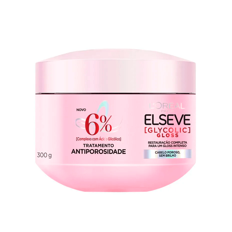 Creme De Tratamento Elseve Glycolic Gloss 6% L'Oréal Paris 300g