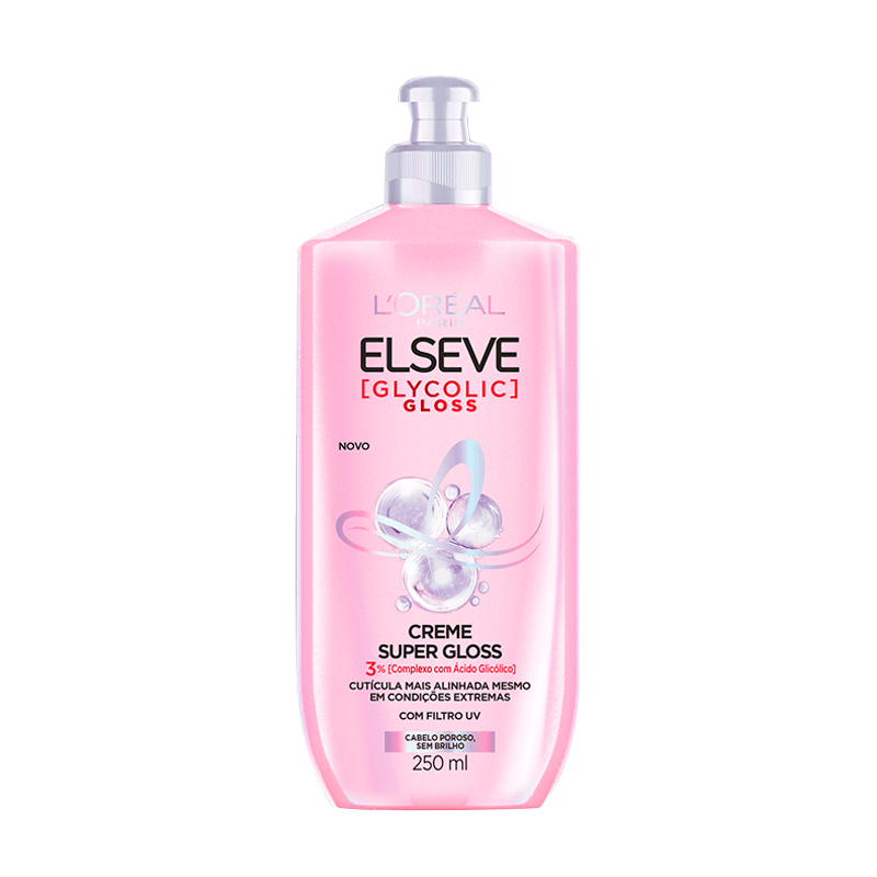 Creme Para Pentear Elseve Glycolic Gloss L'Oréal Paris 250ml