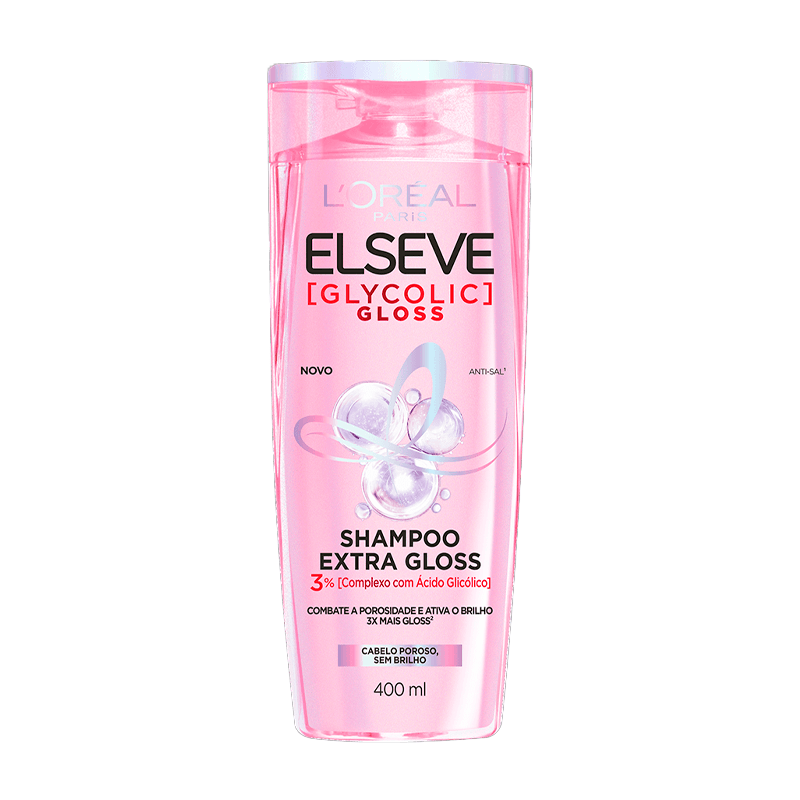 Shampoo Elseve Glycolic Gloss Anti Sal 400ml