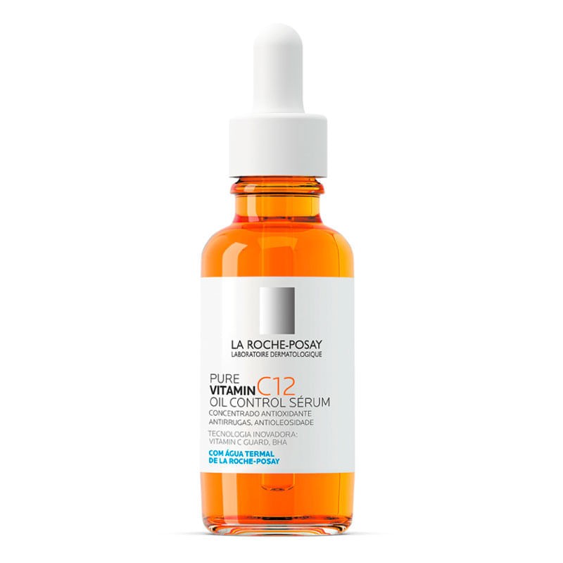 La Roche Posay Pure Vitamin C12 Oil Control Serum Antirrugas Para Peles Oleosas 30ml
