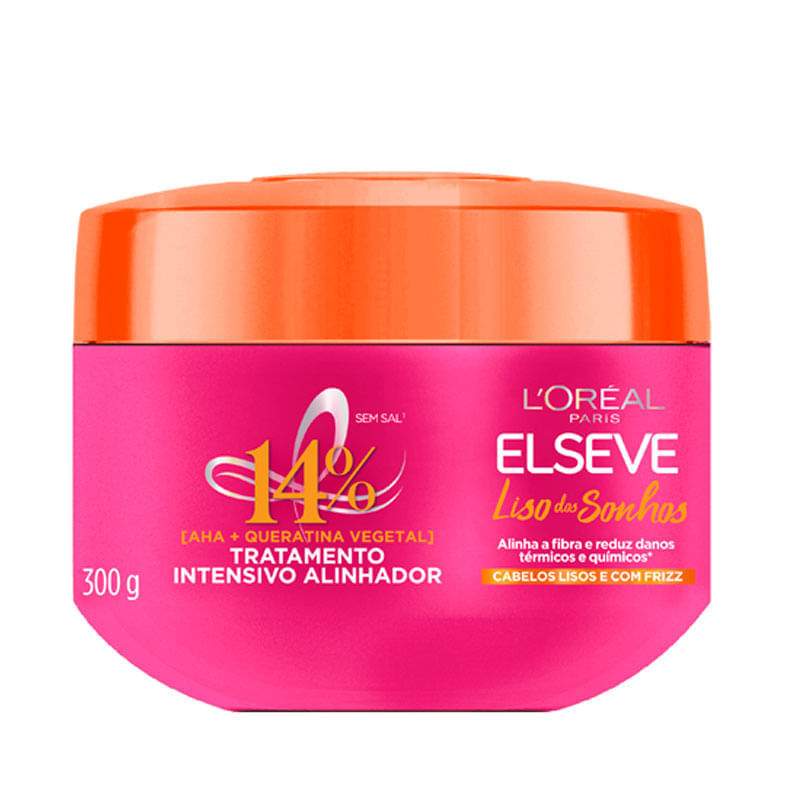 Mascara De Tratamento Intensivo Elseve Liso Dos Sonhos L'Oréal Paris 300g