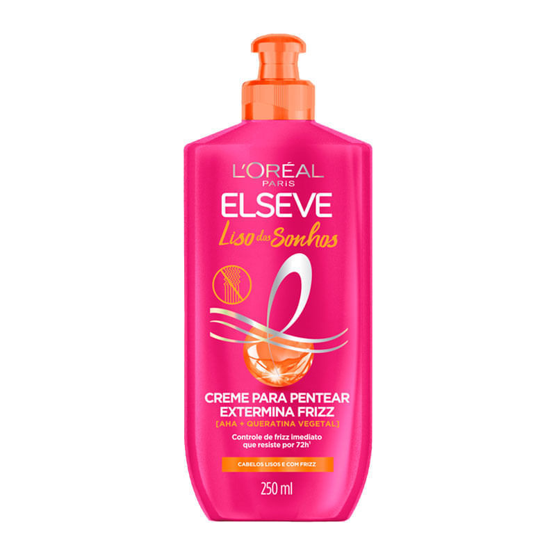 Creme De Pentear Extermina Frizz Elseve Liso Dos Sonhos L'Oréal Paris 250ml