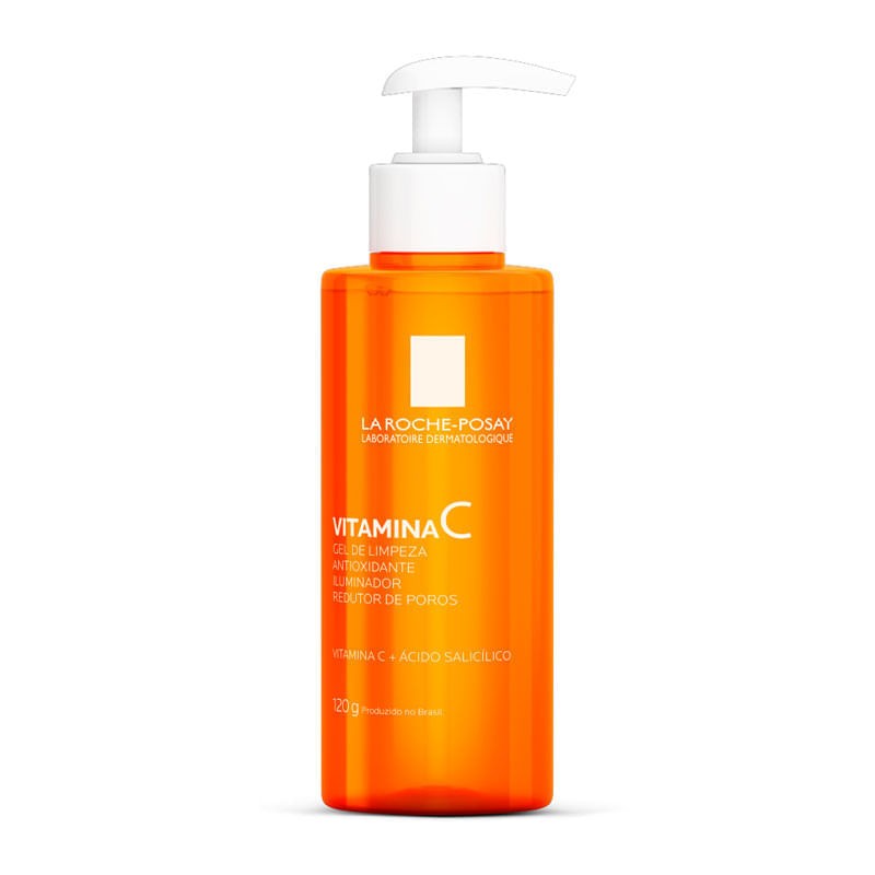 Gel De Limpeza La Roche-posay Vitamina C Frasco 120g Pump