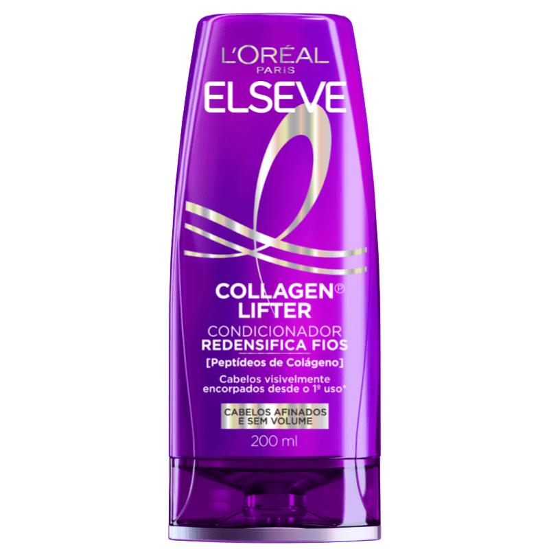 Condicionador Peptideos De Colageno L'Oréal Paris Elseve Collagen Lifter Frasco 200ml