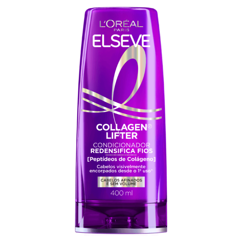 Condicionador Peptideos De Colageno L'Oréal Paris Elseve Collagen Lifter Frasco 400ml