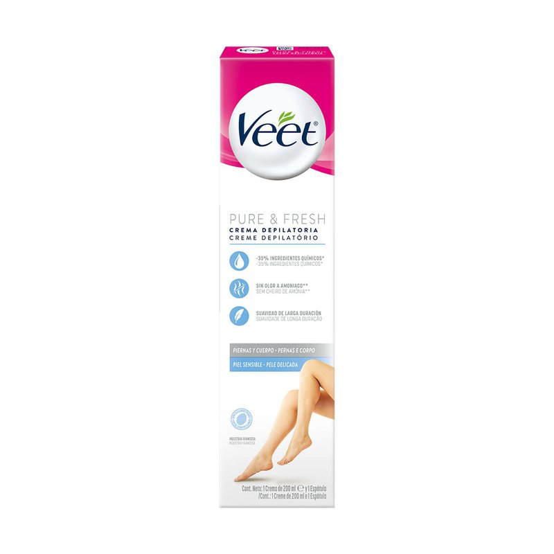 Creme Depilatorio Veet Pele Sensivel 200ml